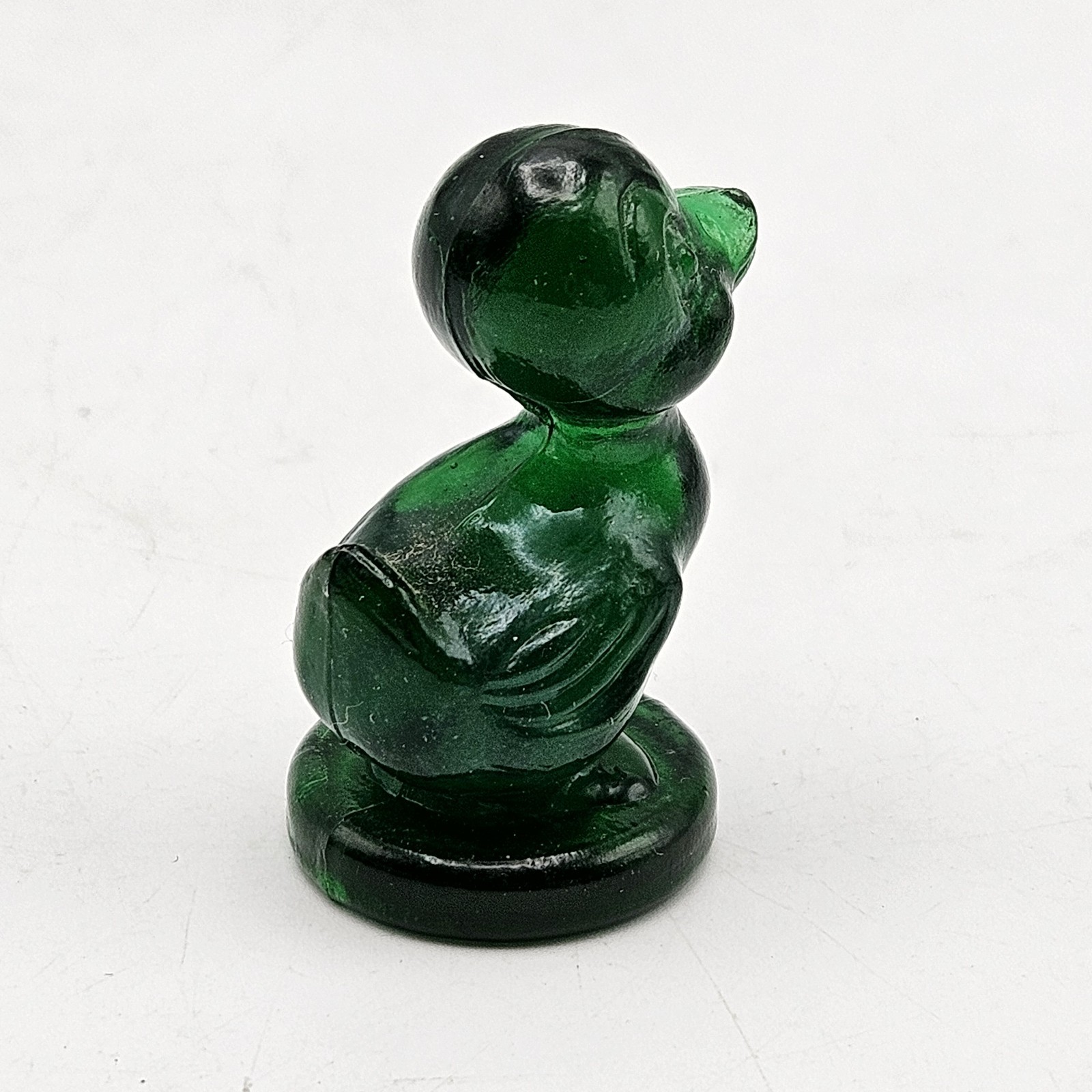 Boyds Glass ~ Debbie Duck Duckling ~ Furr Green ~ 1 1/2 Inches