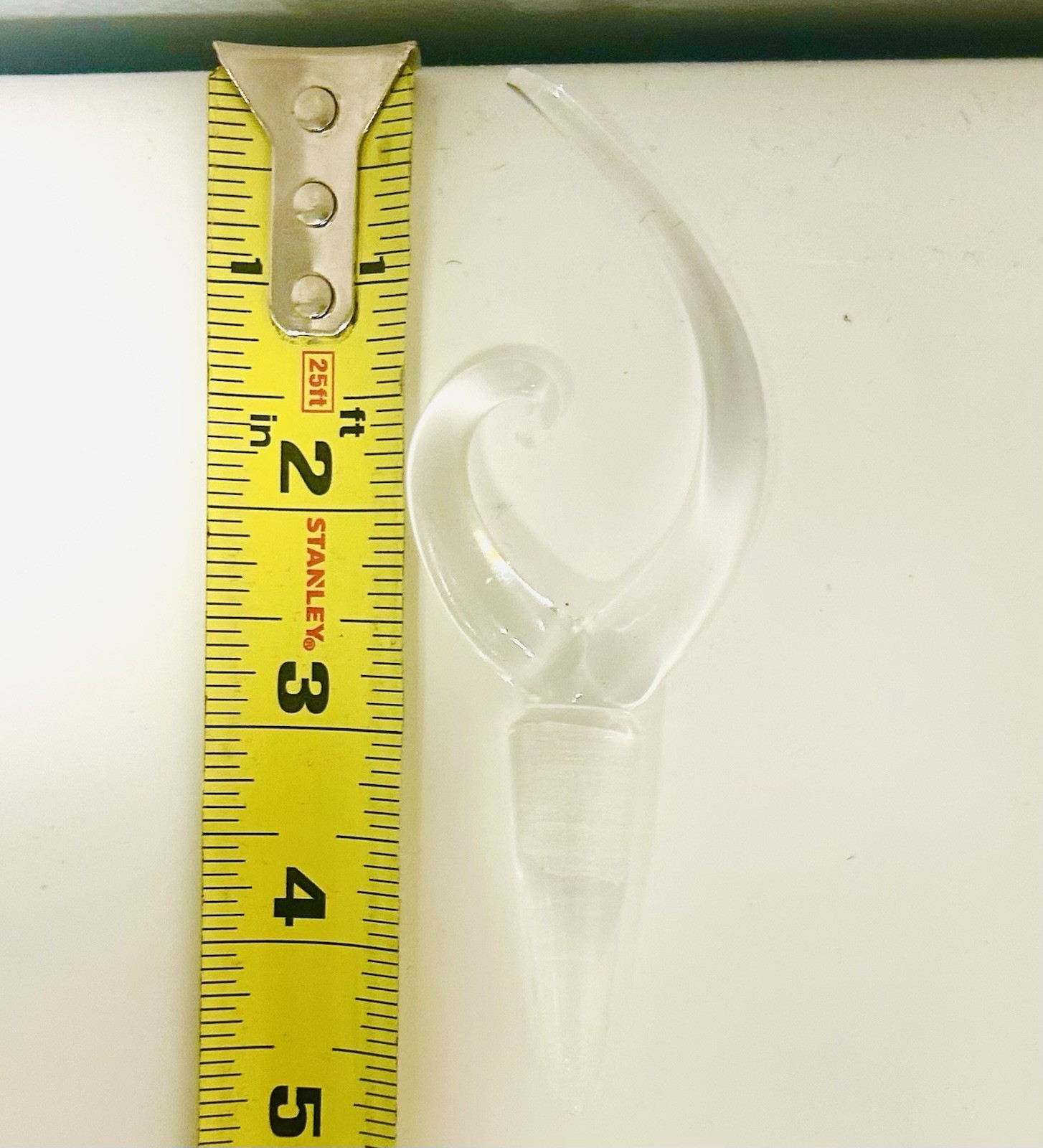 Vintage Art Glass Perfume Bottle Yellow White Gold Swirl Clear Stopper