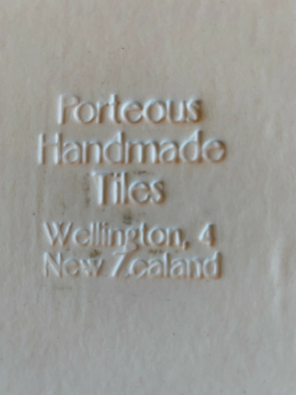 Porteous 6″x6″ Majolica Art Tile, Art Noveau, Arts & Crafts – V13C