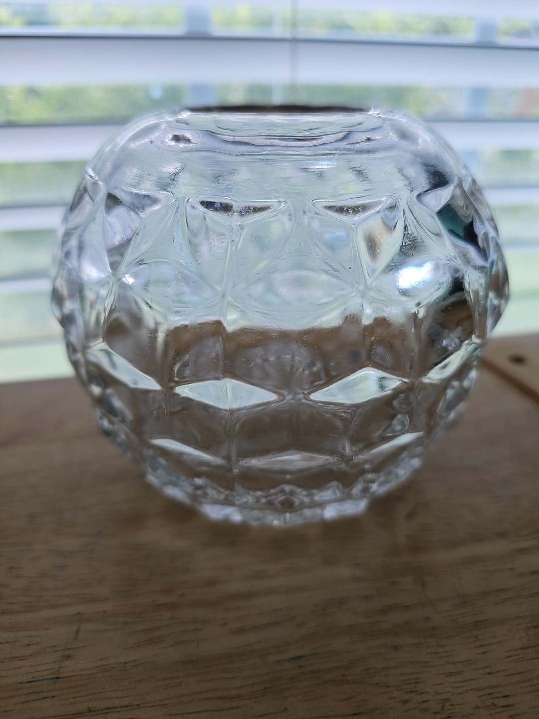 Vintage Fostoria American Clear 4 1/2″ Rose Bowl