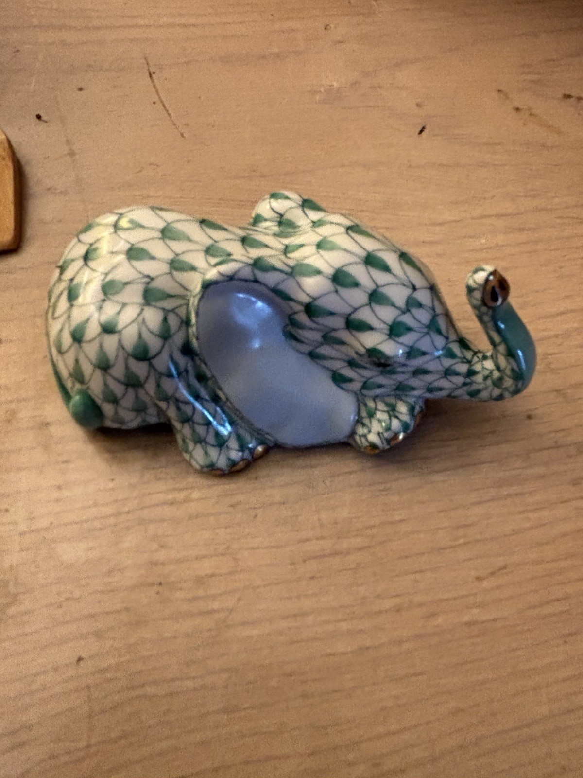 Herend Elephant Porcelain Figurine