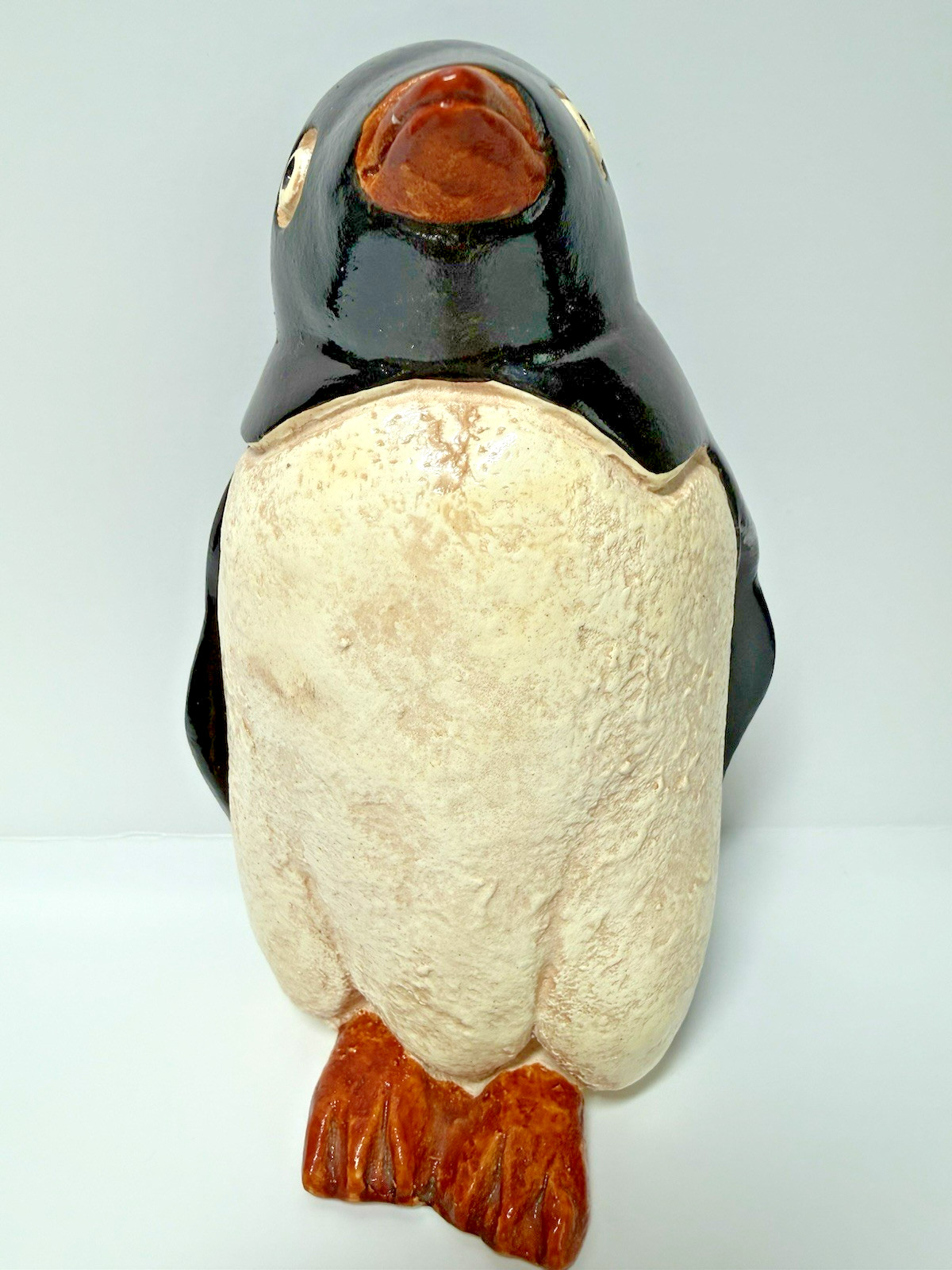 Jaru Pottery MCM 1974 Penguin Sculpture by Jaru USA 7.5 ” tall Exquisite Work