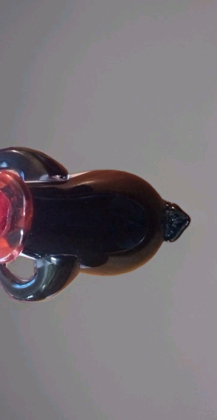 12″ 5lb Penguin Hand Blown Solid Studio Art Glass Stylized Sculpture Christmas