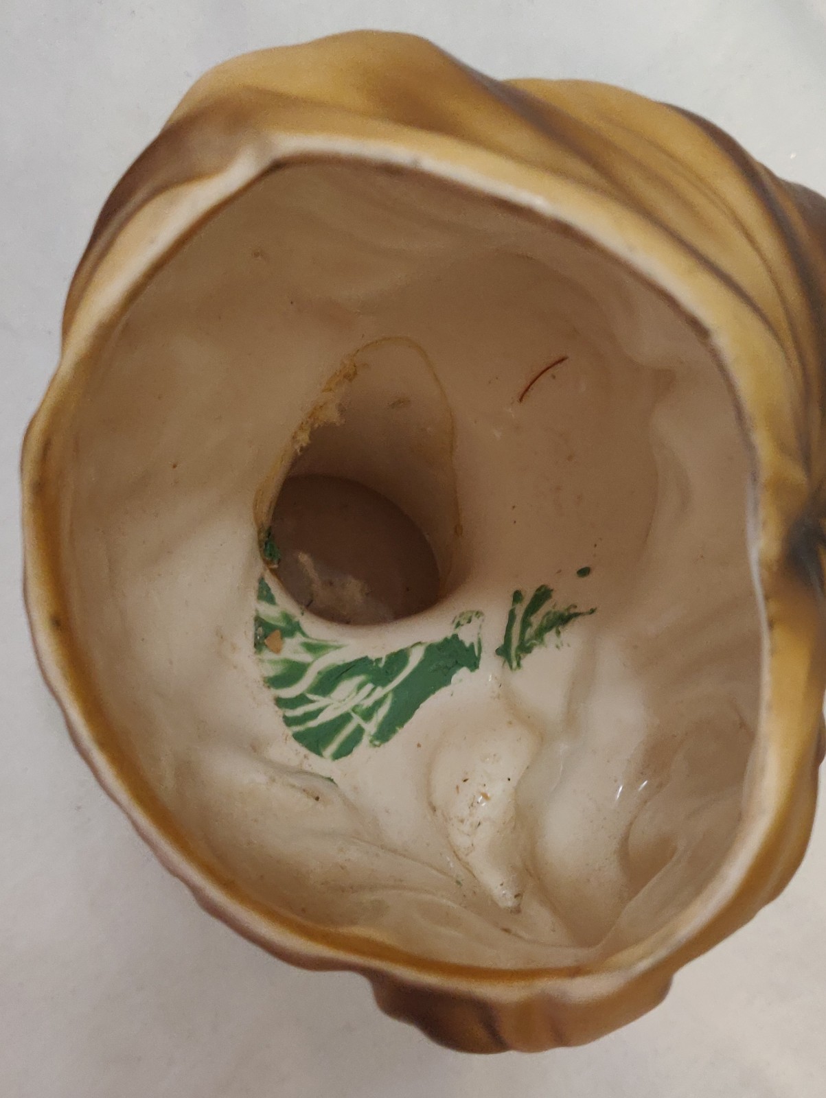 Vintage Napco Lady Head Vase C7473 DAMAGED 8 inches tall