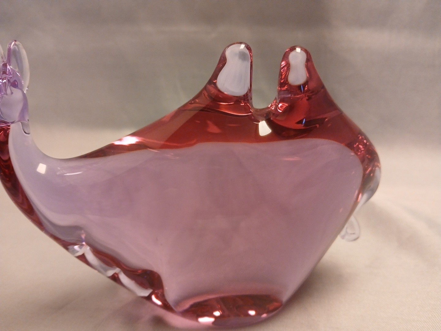Camel Hand Crafted Figurine Glass Czech Republic Miloslav Janků Paperweight