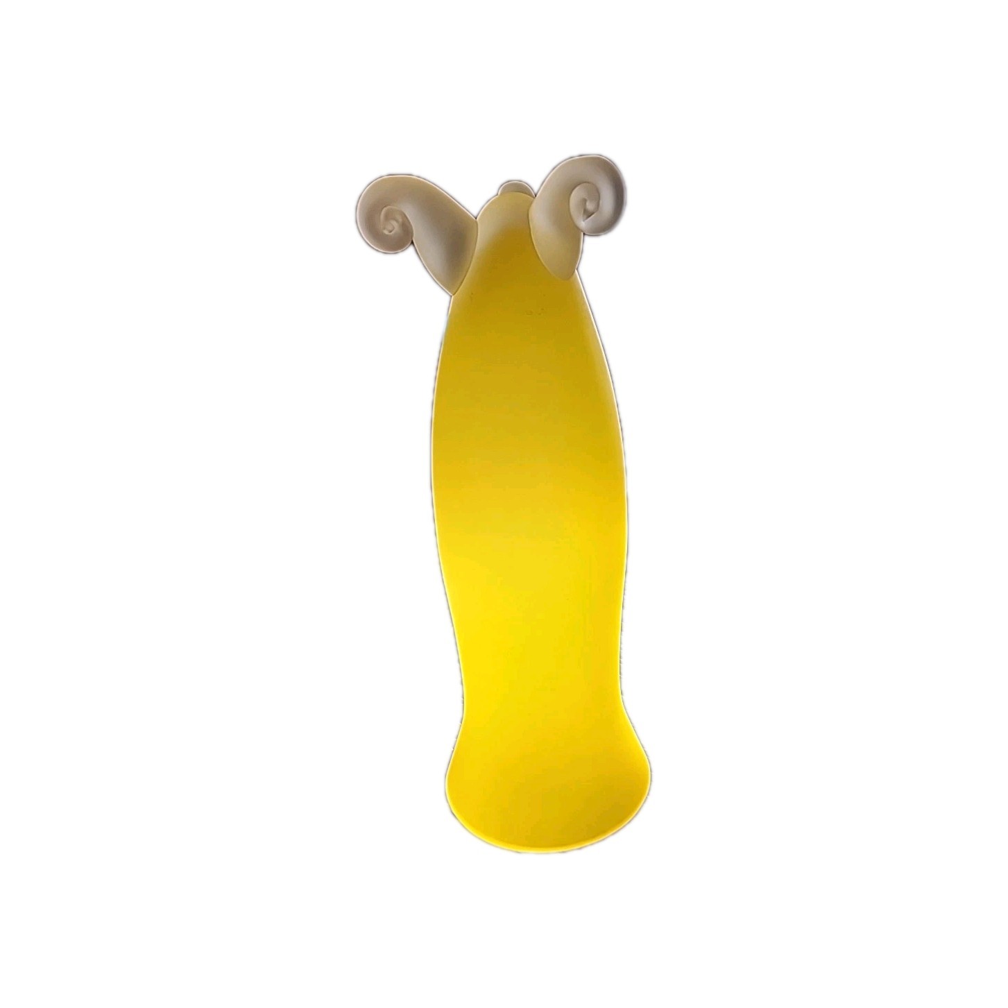 7-1/4″ Empoli/Empoli Style 3 Footed Yellow Art Glass Bud Vase