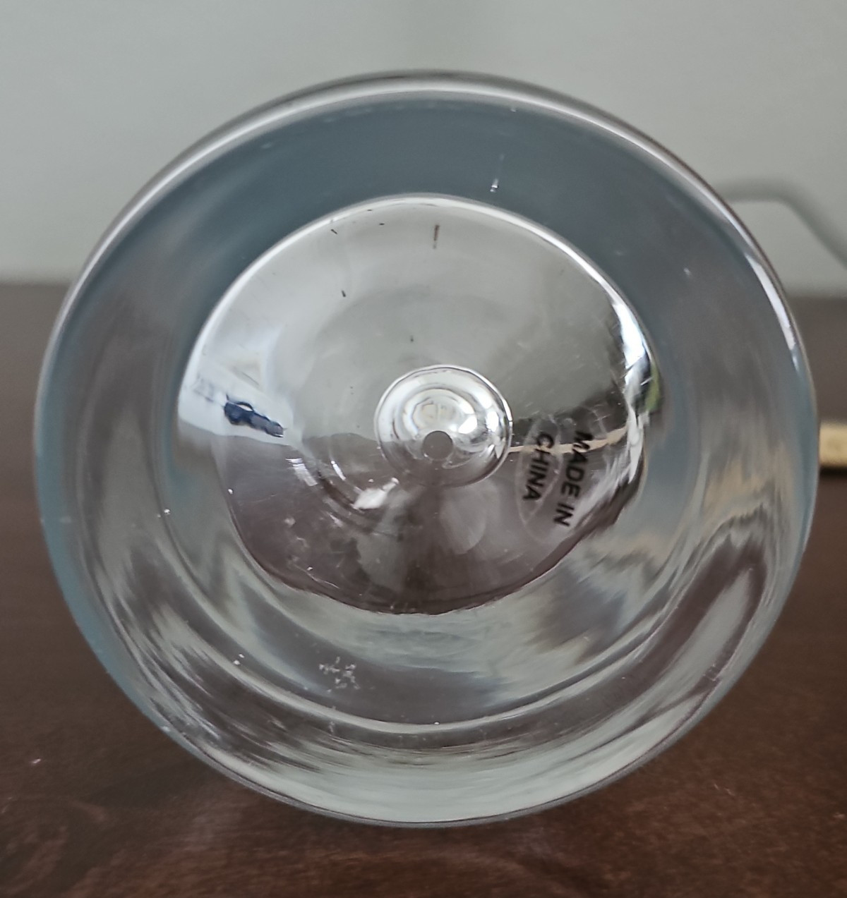 Art Glass Clear Controlled Bubble Cylinder Vase 14″ Tall MCM Style Heavy Base