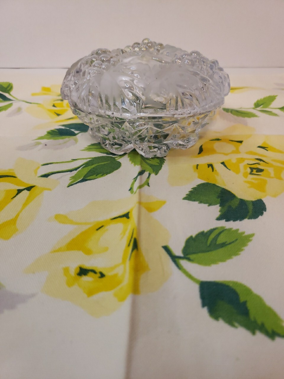 Irving W. Rice & Co. (Irice) Imperial Glass Art Nouveau Box Candy Dish Mcm