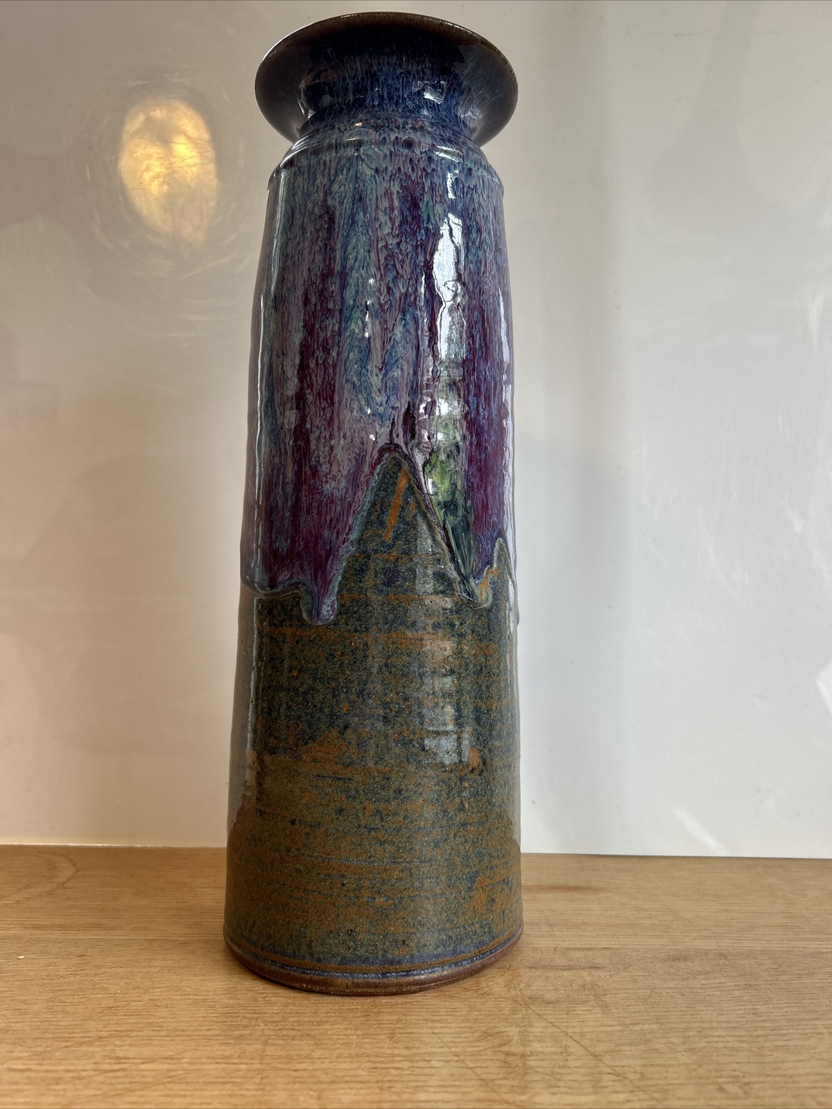 Harald Eric Nordvold Viking Studio Ceramics 12 1/2″ tall art pottery vase