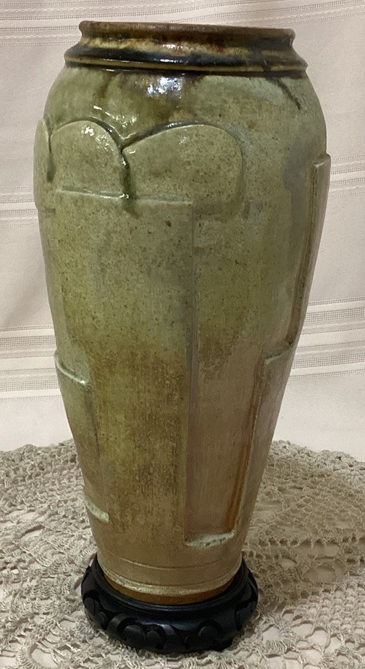 🏺MCM Pottery Vase By Dan Robar Group Manager For Creative Sculpting GM 13.25”H