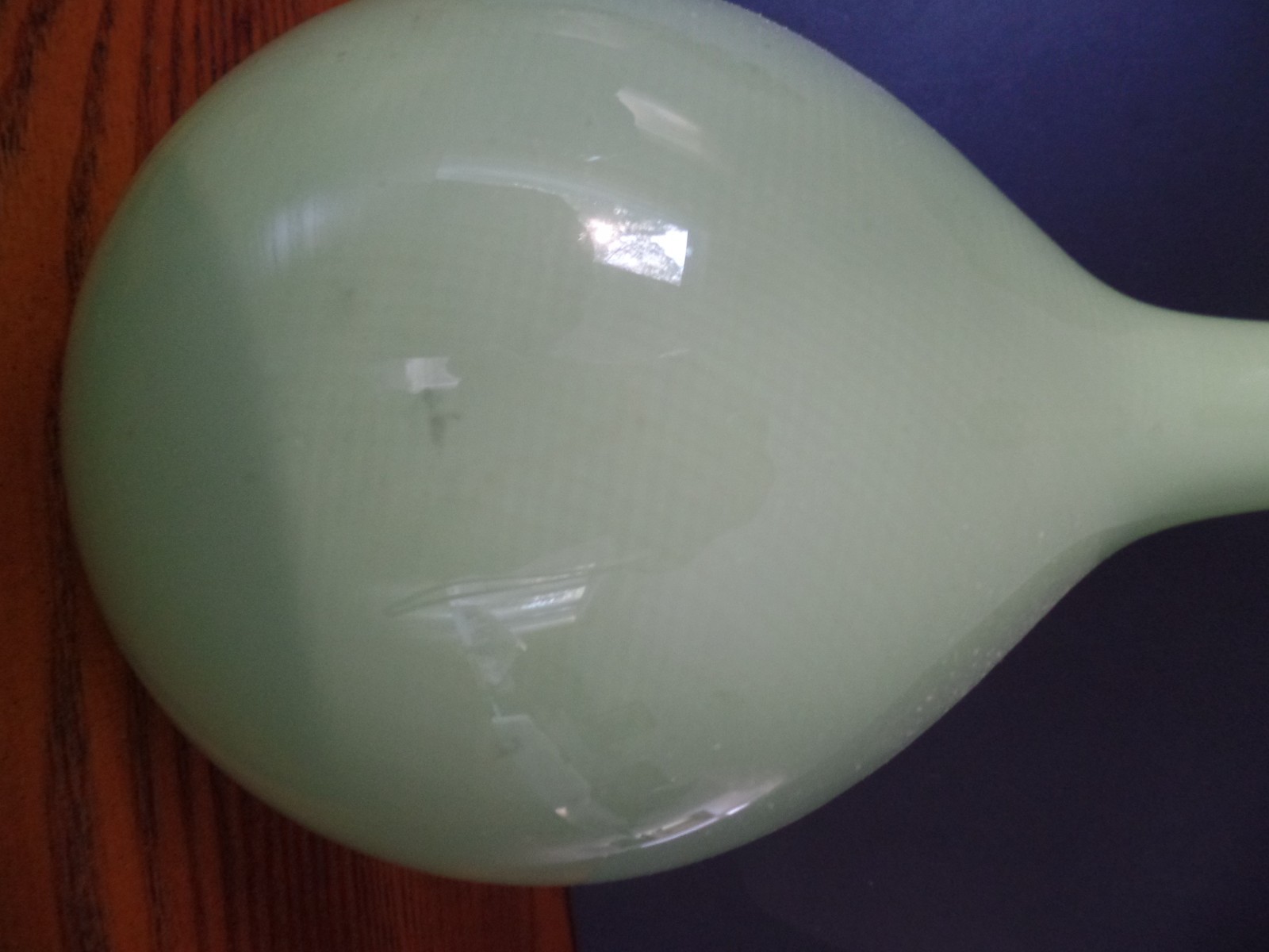 Gunnar Ander Lindshammar Sweden Green Glass Vase White Interior MCM