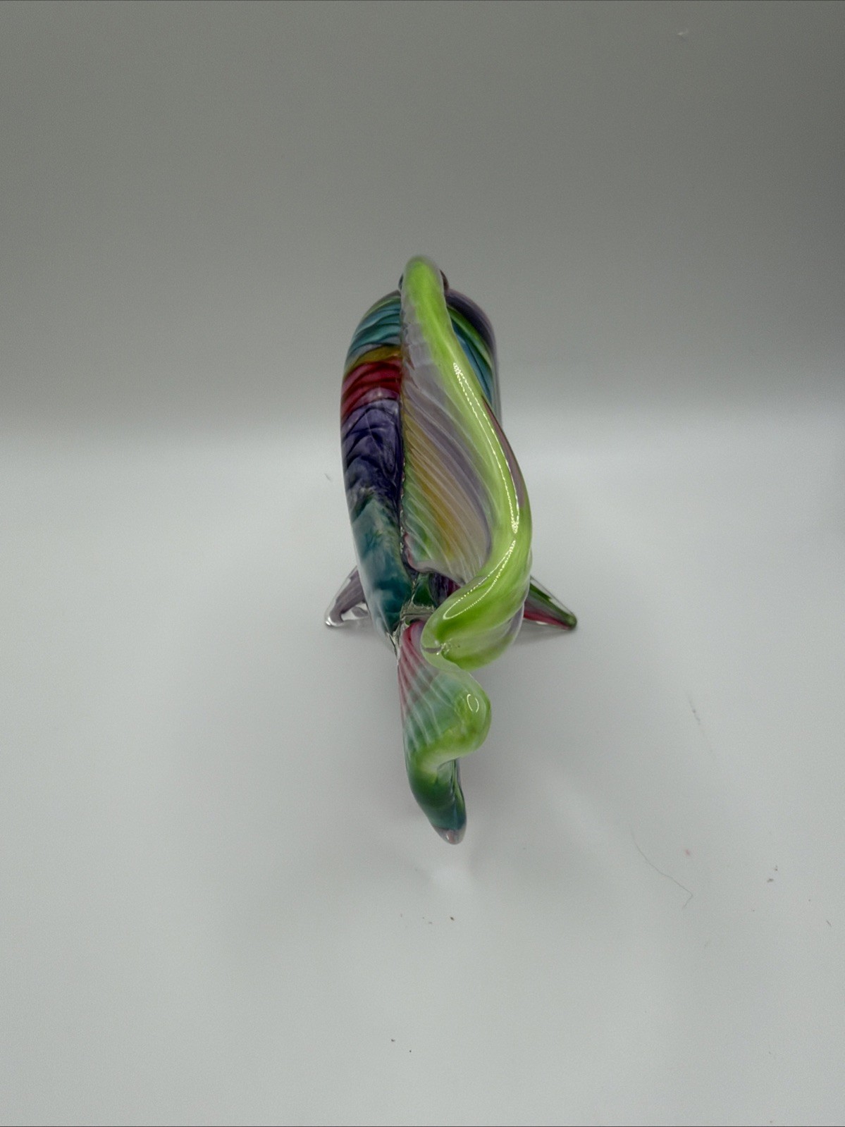 Set Of 3 Art Glass Fish Hand Blown MAD ART glass