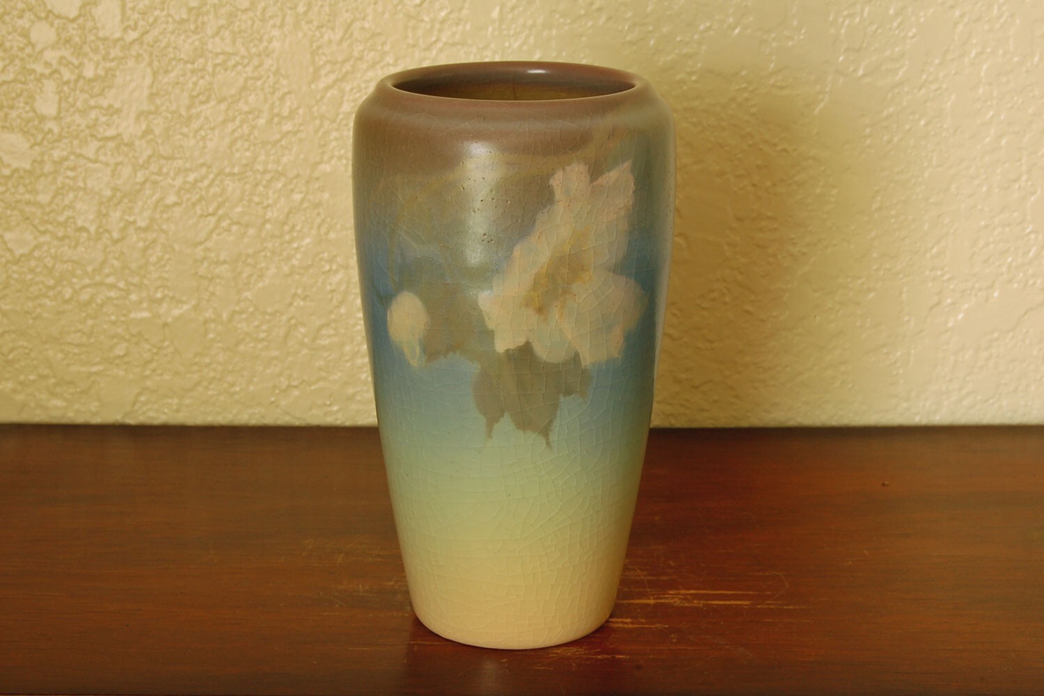 Stunning Antique Rookwood Arts Crafts Vase “XIV” 1914 #1369F Artist Rothenbusch