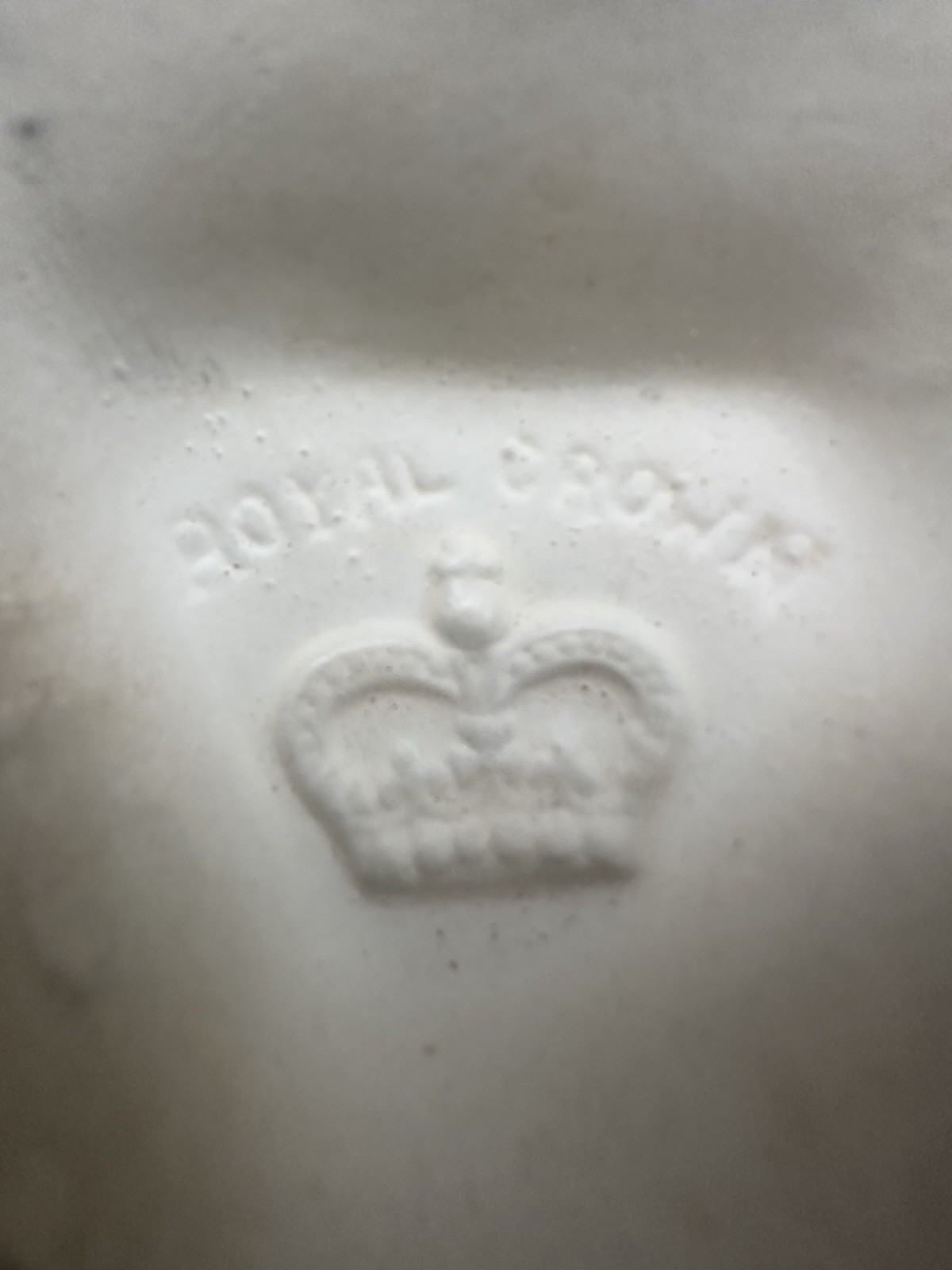Antique Vase Vintage Royal Crown Pottery Vase Made in England Mid 20th Century