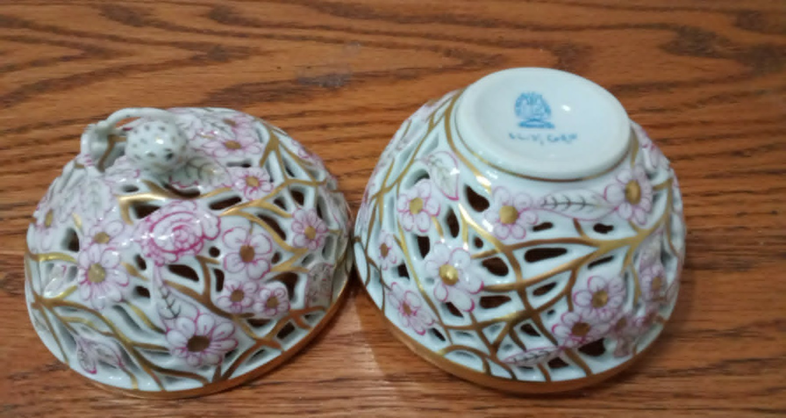 Herend Bonbon Porcelain Pink