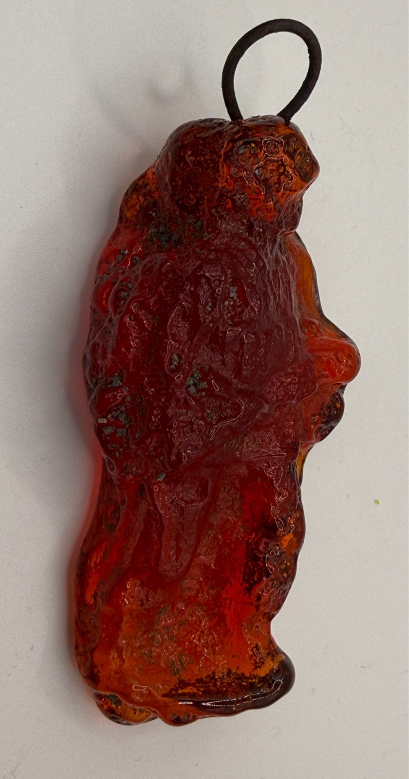 Mitchell Gaudet Original Handcast Glass Sand-Mold 2 Red Soldier Sculptures