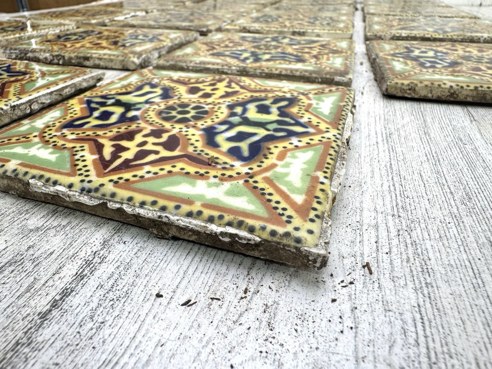 Vtg Ideal Standard Mexico Tile Lot 19 Plus Xtra Mid Century Architectural
