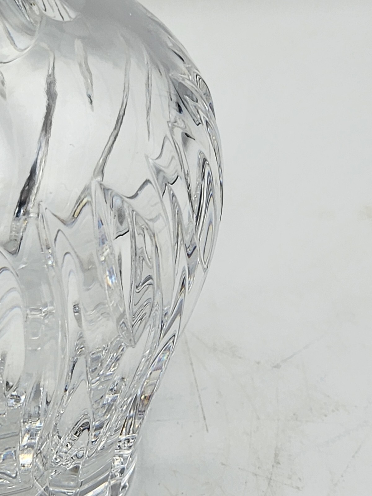 Marquis By Waterford Lead Crystal Sheridan Vase Signed. 6″H