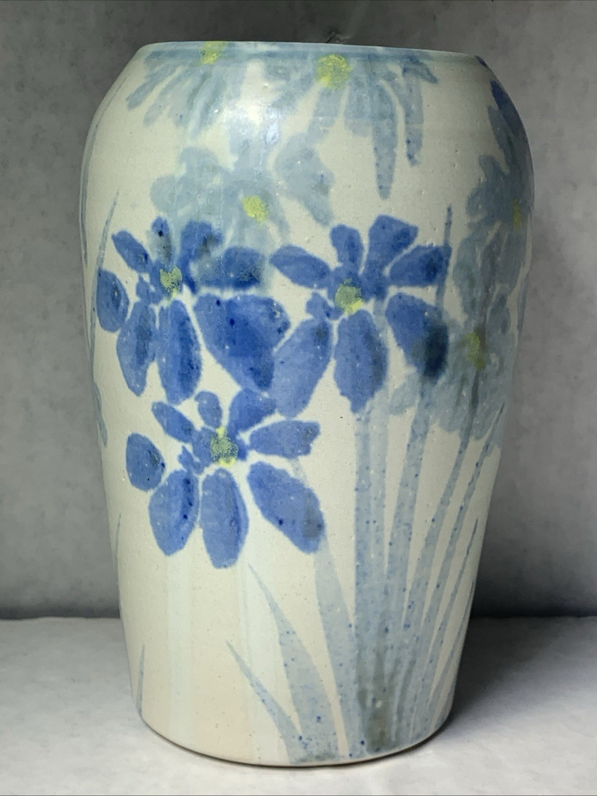 Conwy Pottery Floral Motif Vase, Wales, 6 1/8 Inches Tall, Vintage! Unique!