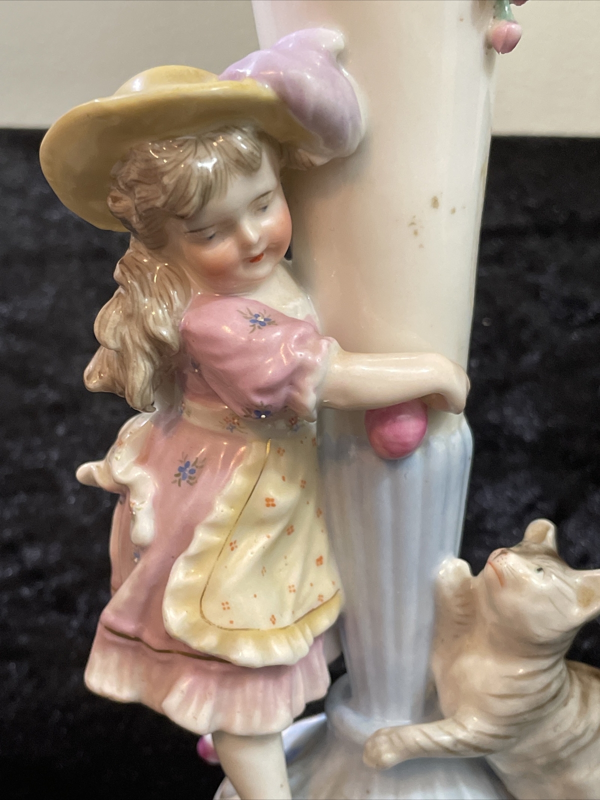 Pair Antique KPM Kister, Scheibe-Alsbach, Porcelain Figural Vases – Circa 1887