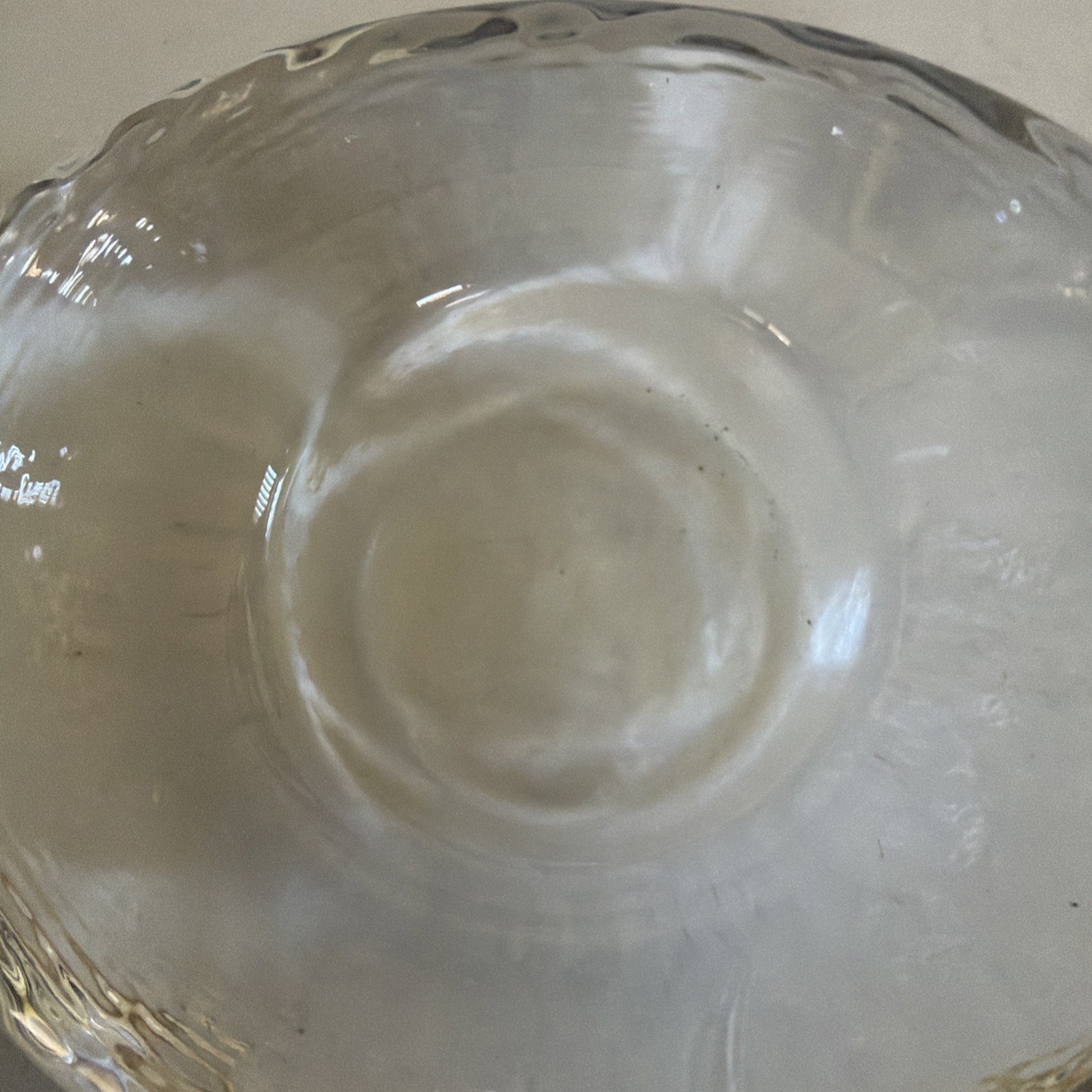 SIMON PEARCE Clear Art Glass Swirl 1.5x4x5 Votive Candle Holder Signed Handmade