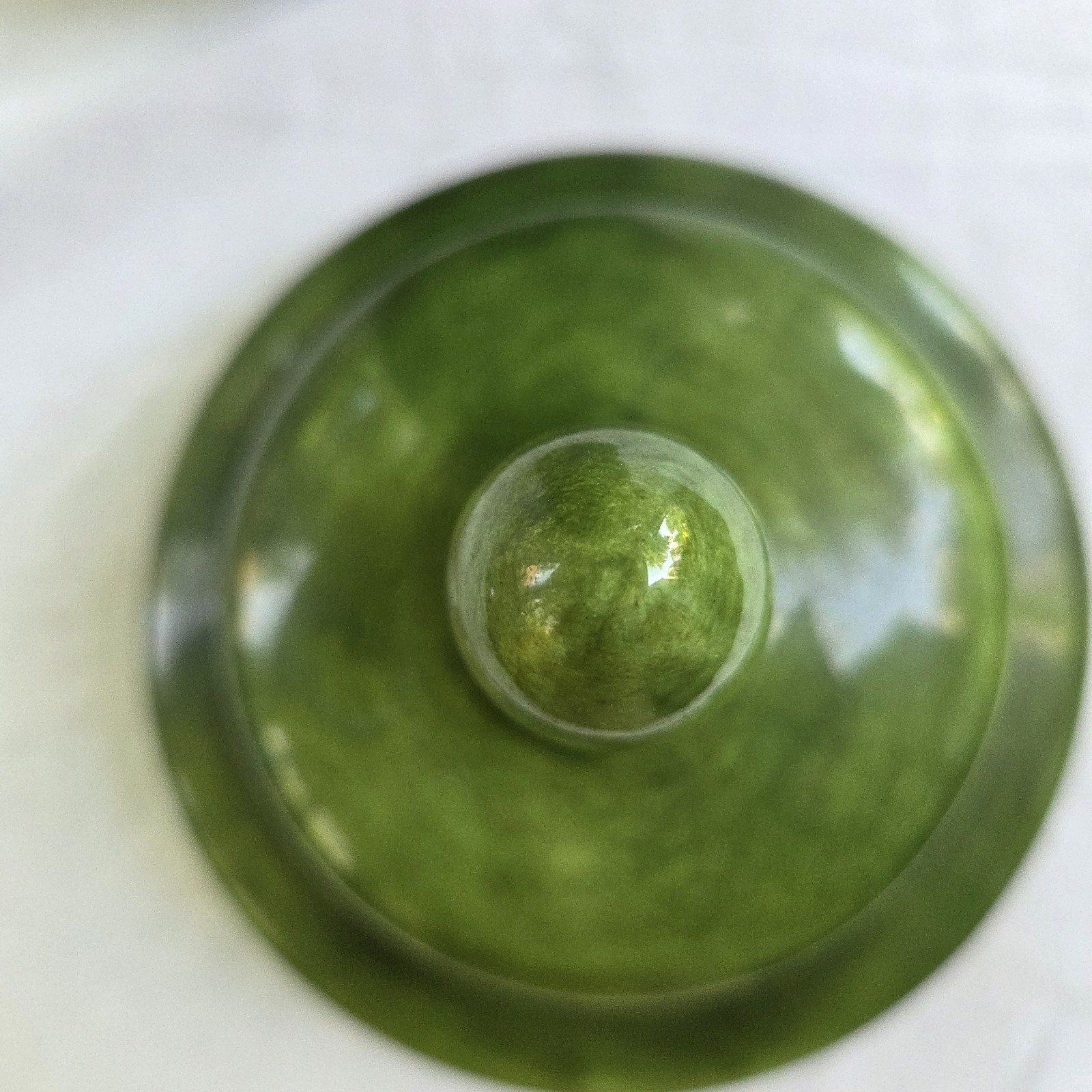 Handmade Studio Pottery Green Lidded Ginger Jar Urn Vase 15″ Tall Signed 1976
