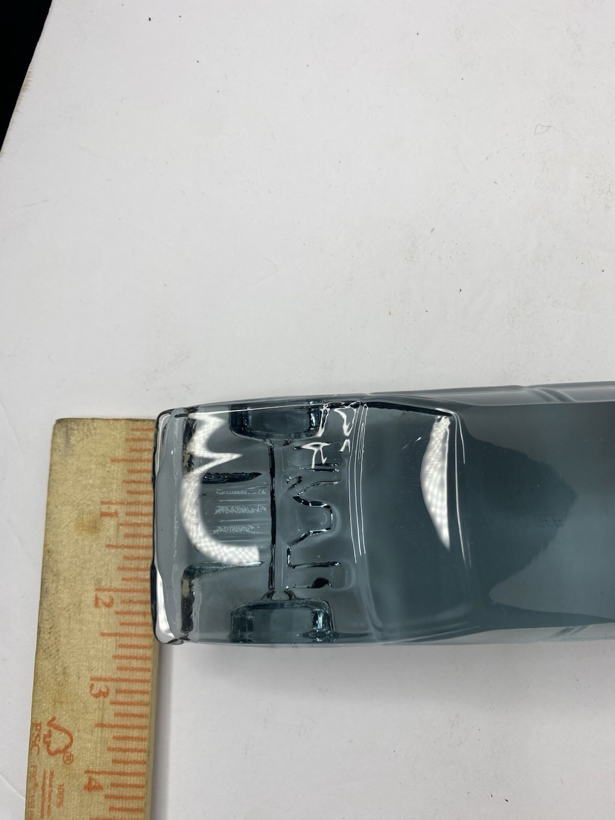 VTG Reijmyre Sweden Volvo 760 GLE Glass Crystal Car Paperweight 1980s vintage