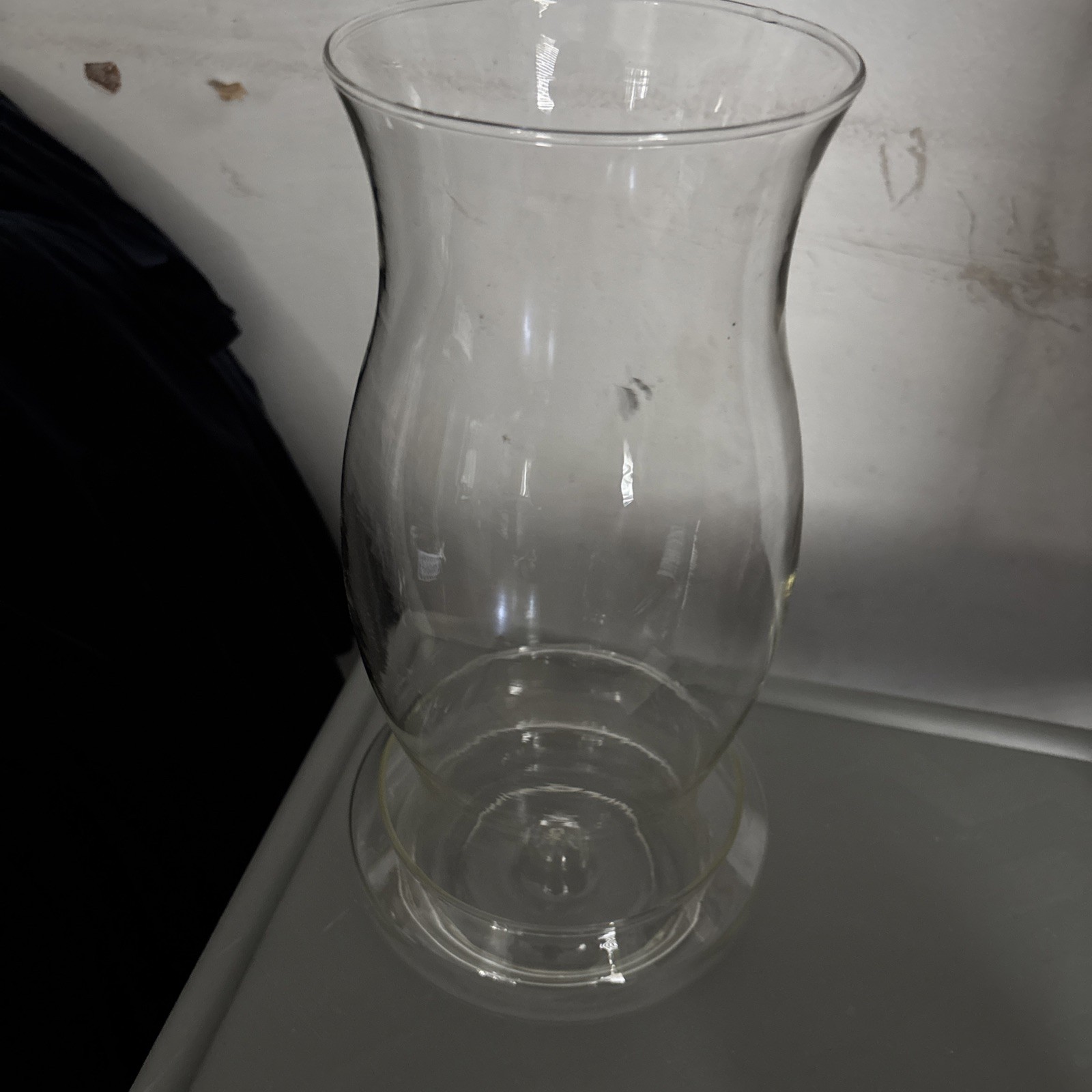 Vintage Pyrex Hurricane Candle Holder Hurri-Candle Clear Glass Original Box.