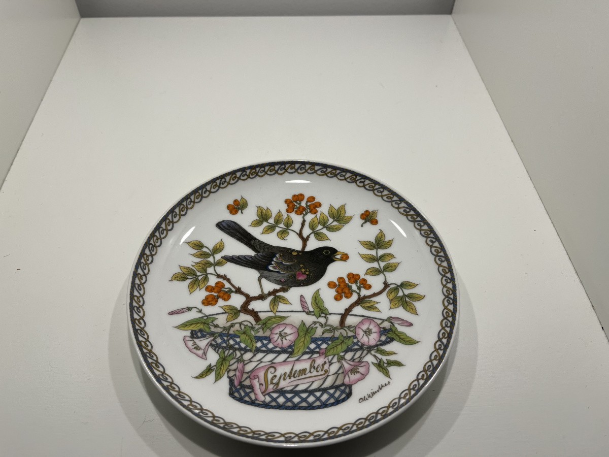 Collector’s plate Hutschenreuther porcelain September Ø 26 cm. 1 Choice Excel…