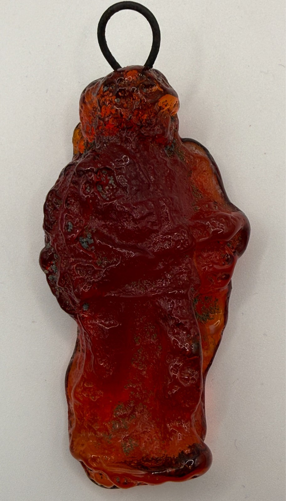 Mitchell Gaudet Original Handcast Glass Sand-Mold 2 Red Soldier Sculptures