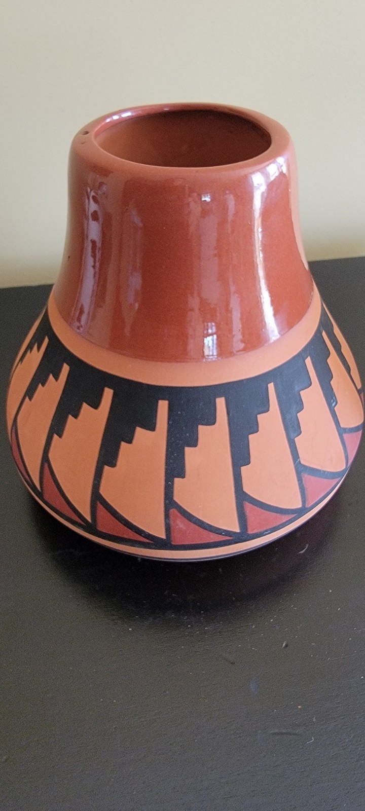 New Mexico DQ ACOMA Artist Signed Vintage Clay And Glazed!