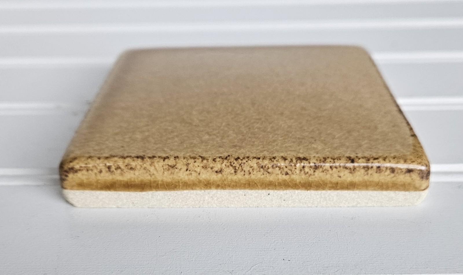 Motawi Tileworks Golden Ochre Glazed Glossy Tile Ann Arbor Michigan 4×4