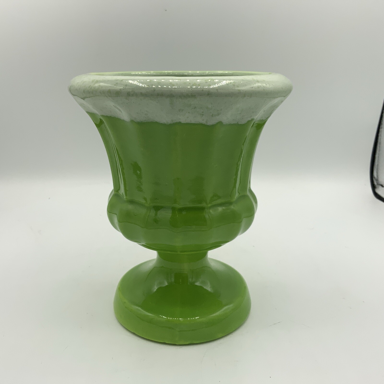 Vintage Haeger Vase Planter #3953 Footed 6.75 X 6 Inches