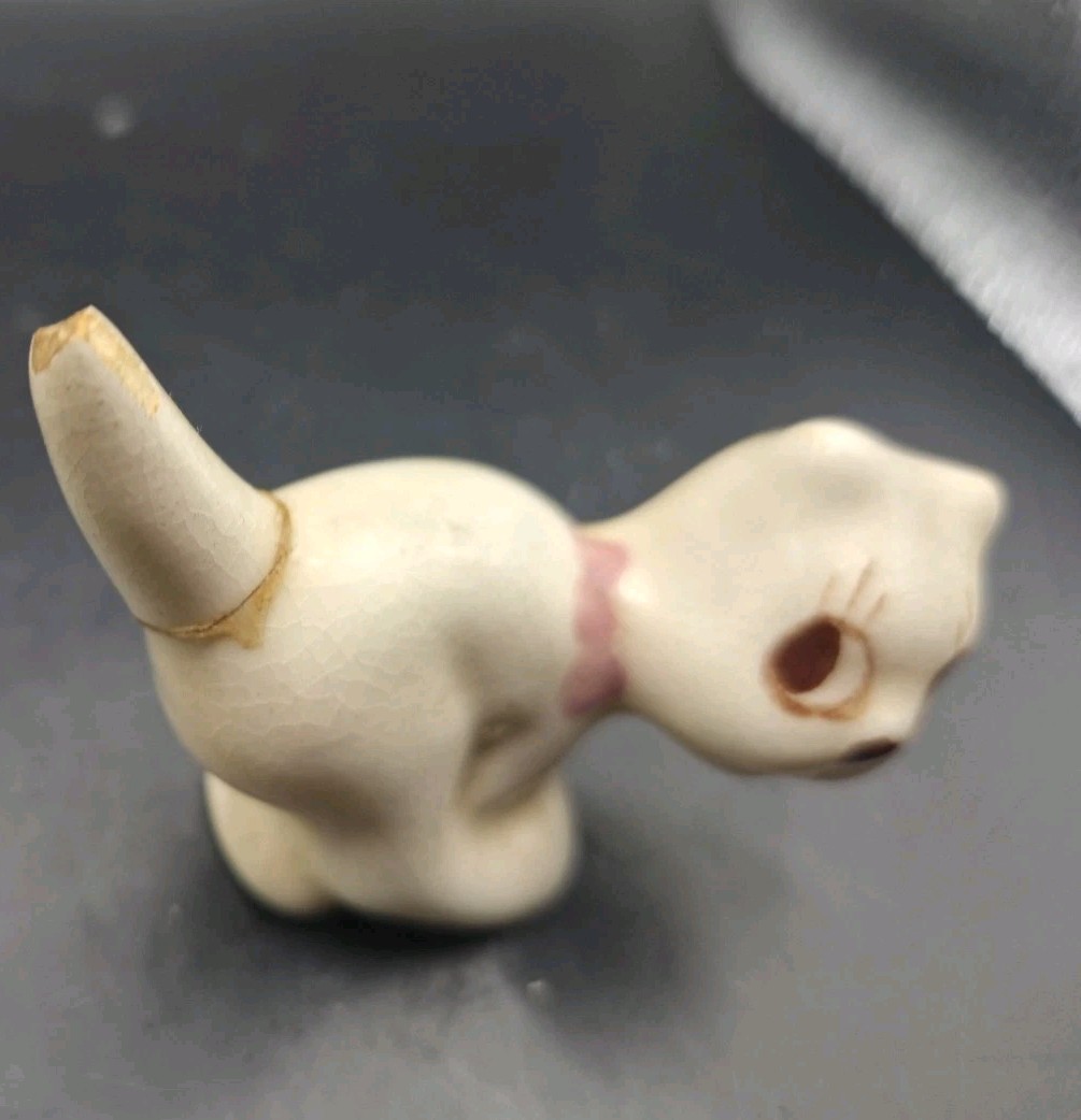 3 Vtg Rio Hondo California Pottery Figurines Horse Kitten Puppy MCM Please READ