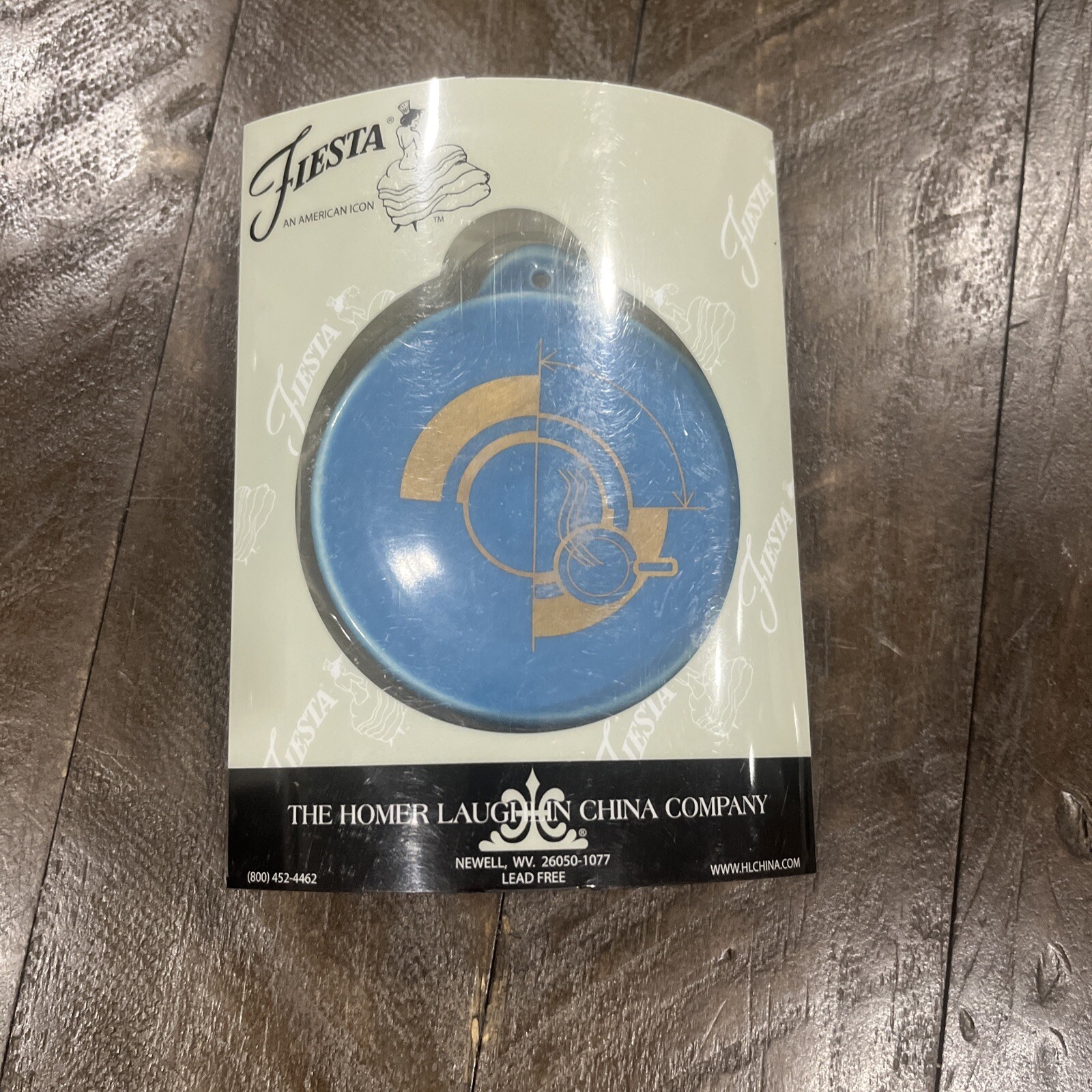 Fiesta 2016 PEACOCK HLCCA Member Exclusive Christmas Holiday Ornament ~