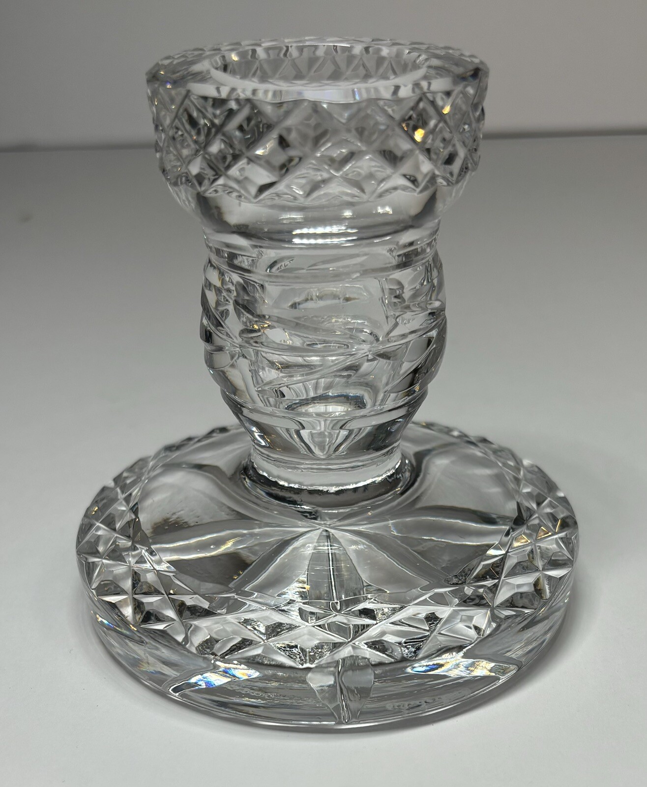 Waterford Crystal Glandore 3 3/8” Candlestick Candle Holder ~ Discontinued