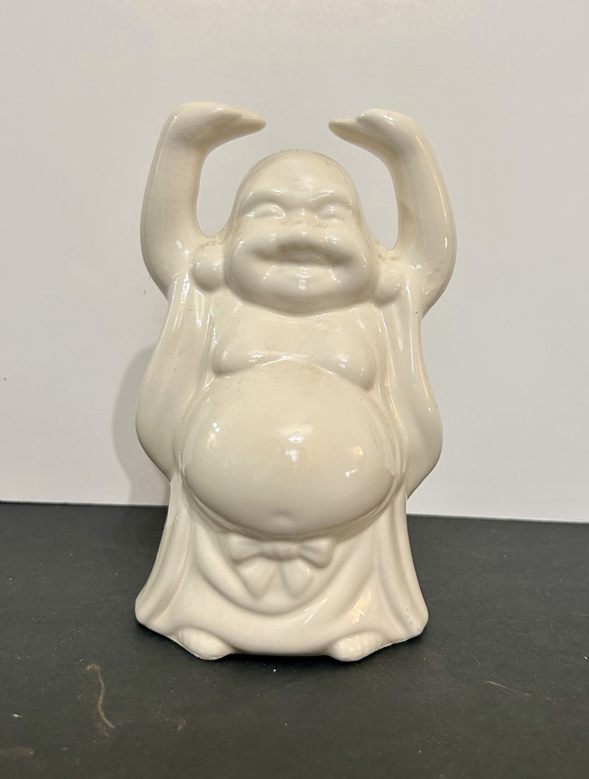 RARE Mid-Century Benihana Ceramic Happy Buddha Planter