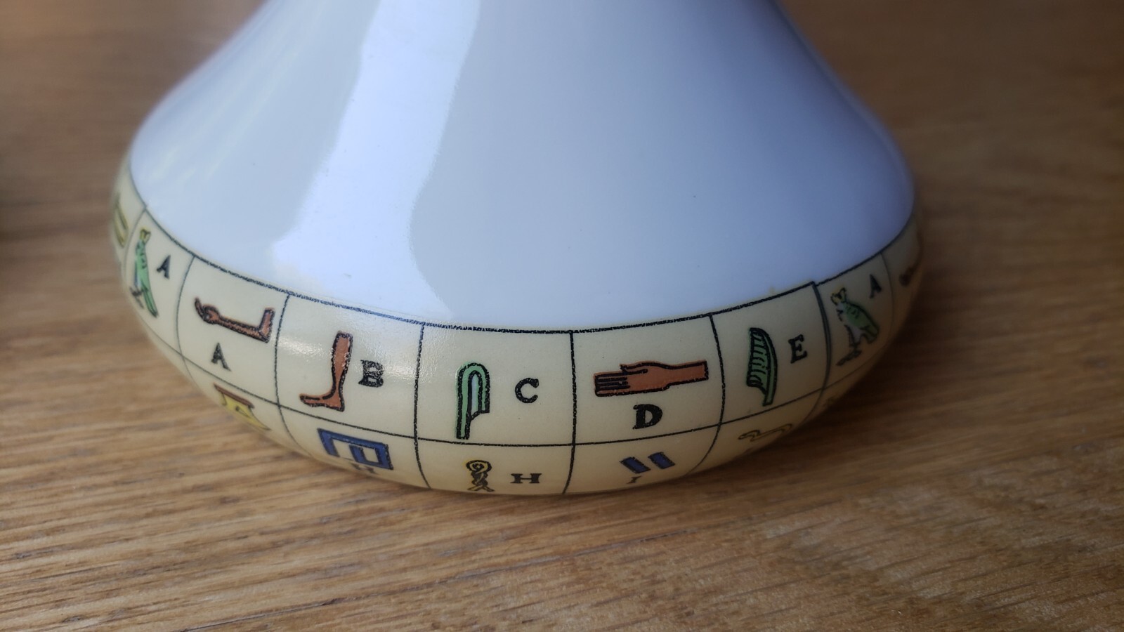 Vintage Pair Egyptian Fine Royal Porcelain T. Limoges Bud Vases