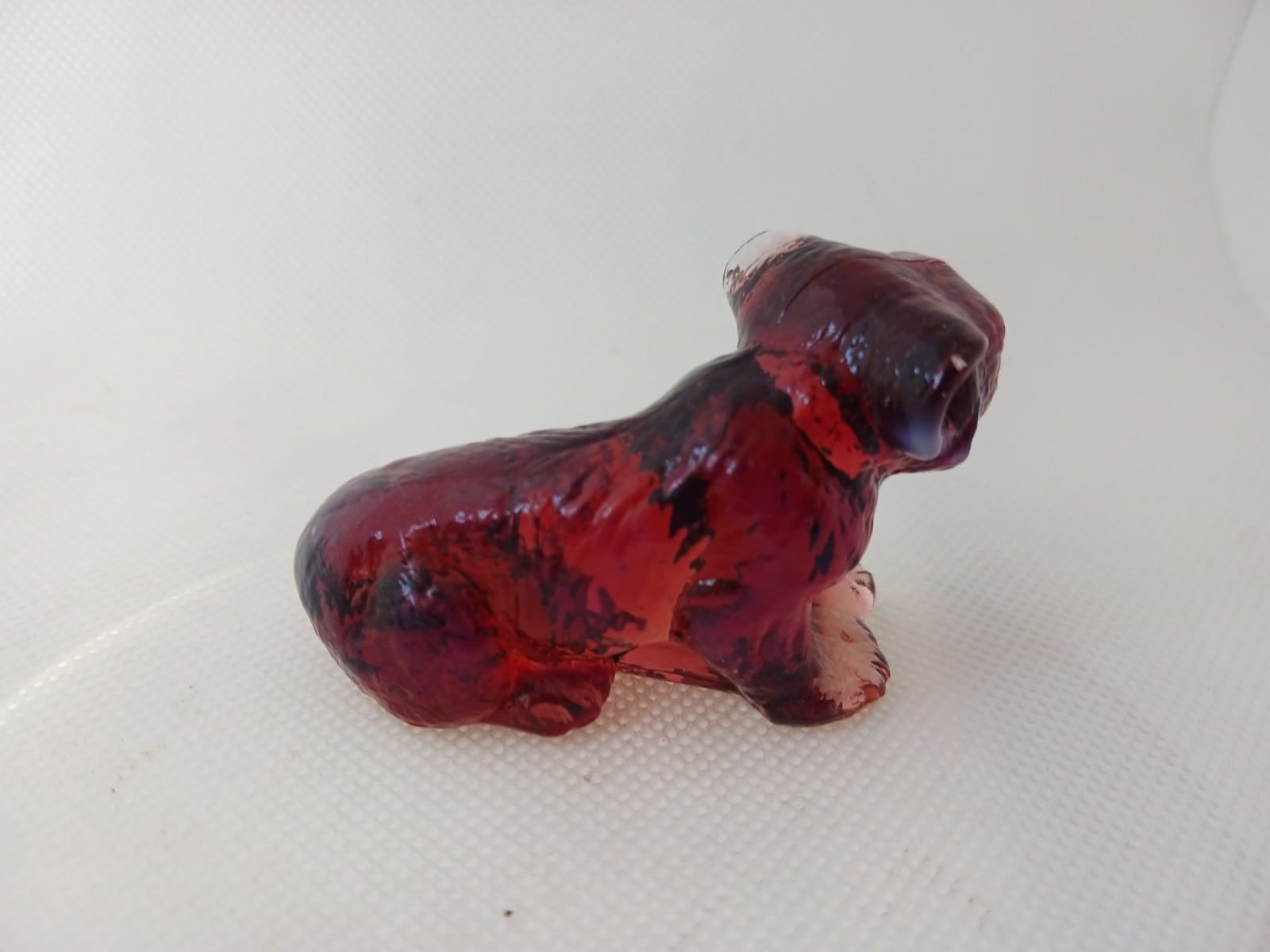 Boyd Glass Tommy the Tiger Cranberry