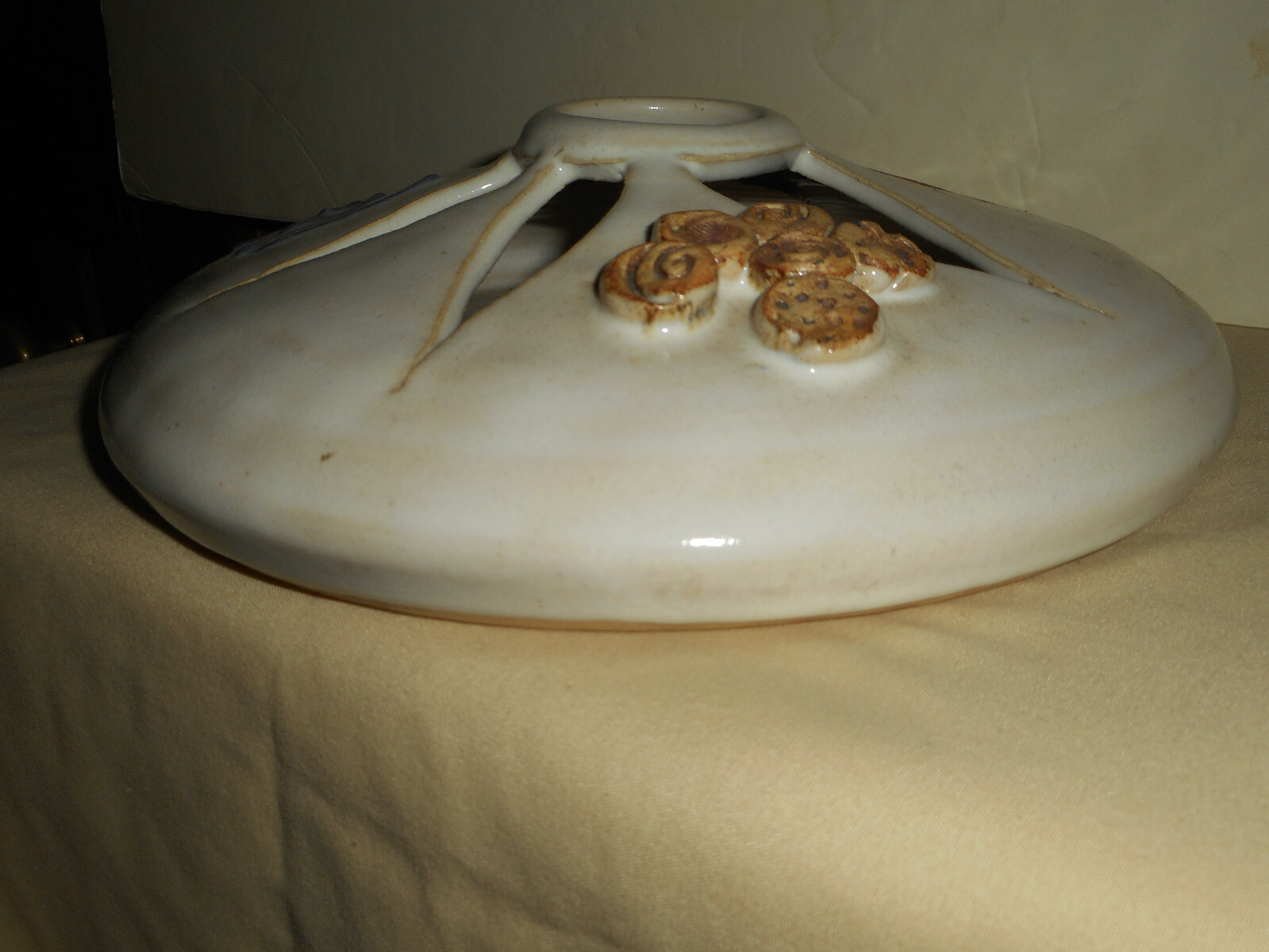 Vintage Flower Frog Artist Signed Studio Pottery 9″ STARFISH FLOWER PETALS