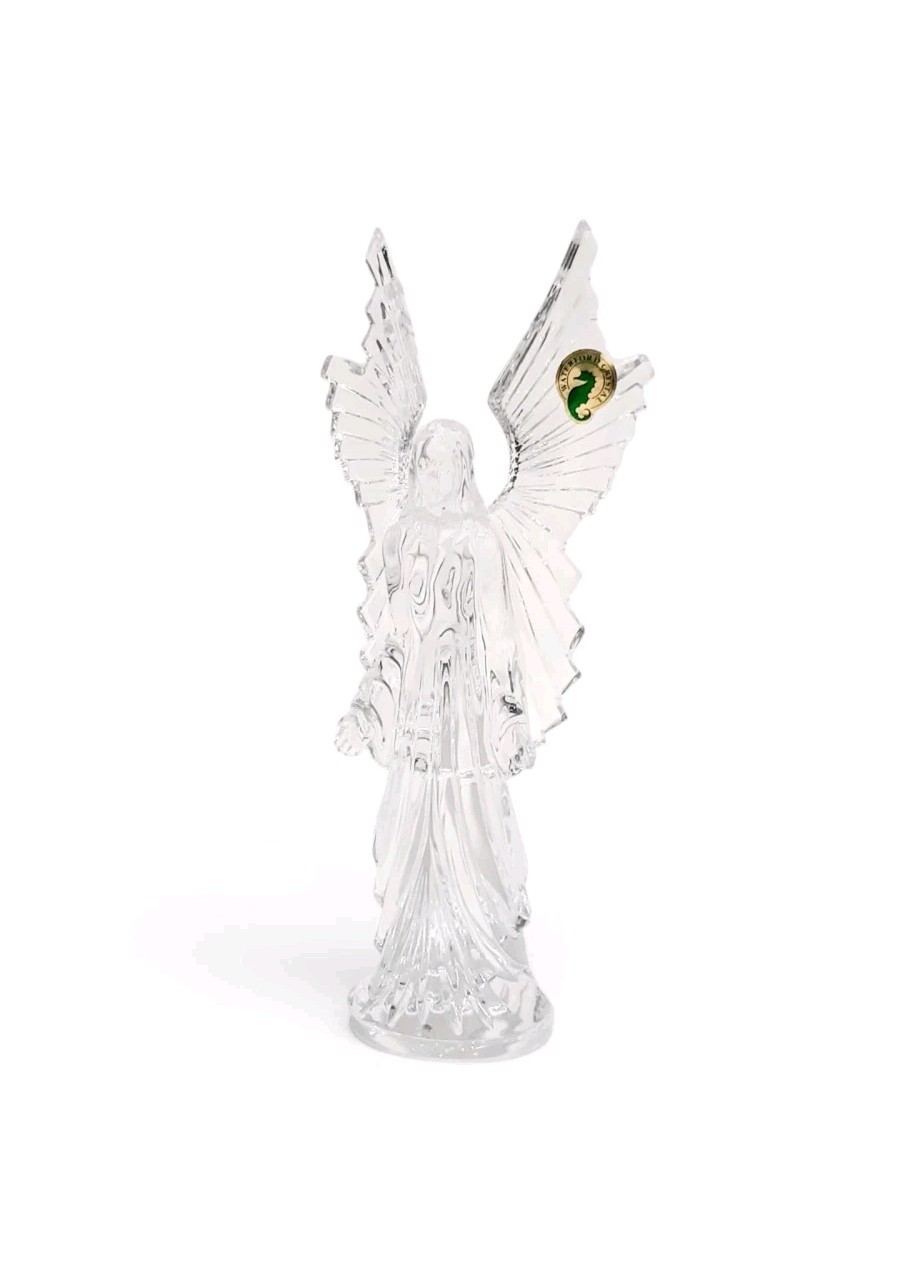 Waterford Crystal Angel of Light 8 1/2″ Marked Figurine Rare SEE DESCRIPTION