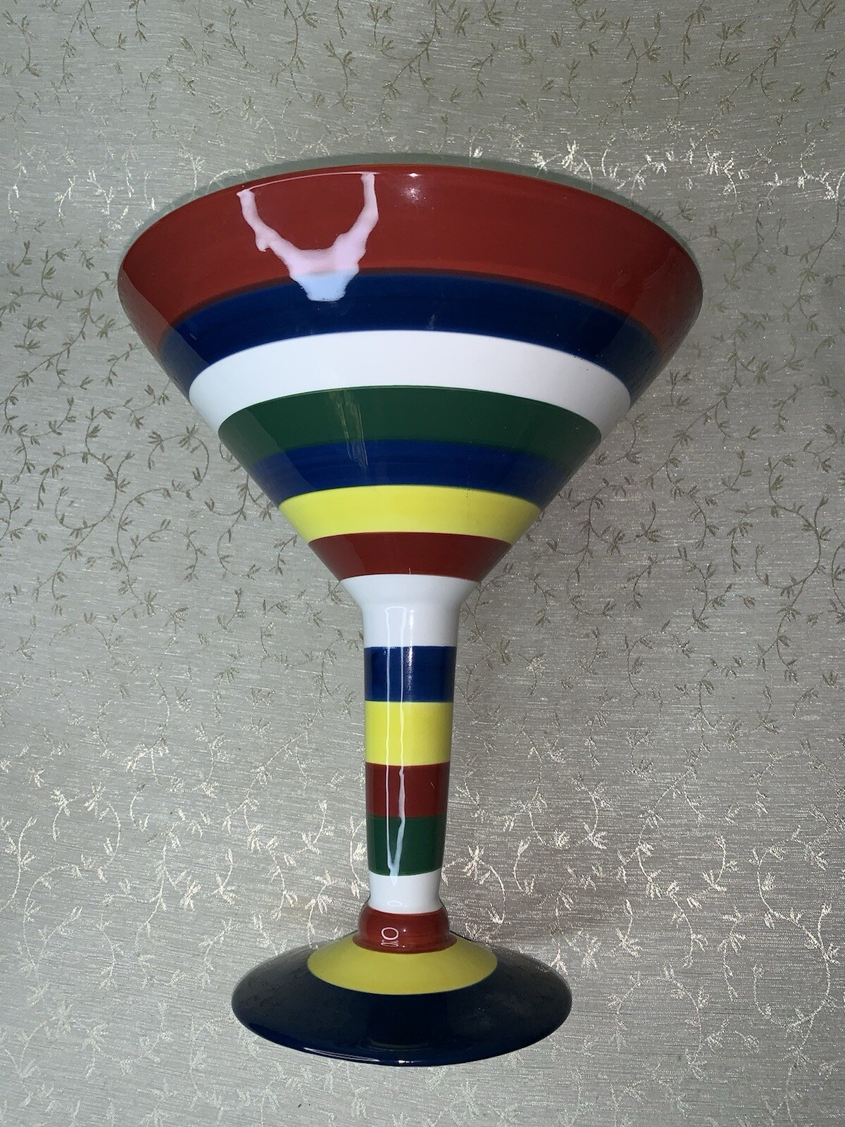 Style-Eyes by Baum Bros OVERSIZED Martini Glass Stripes Collection 10”