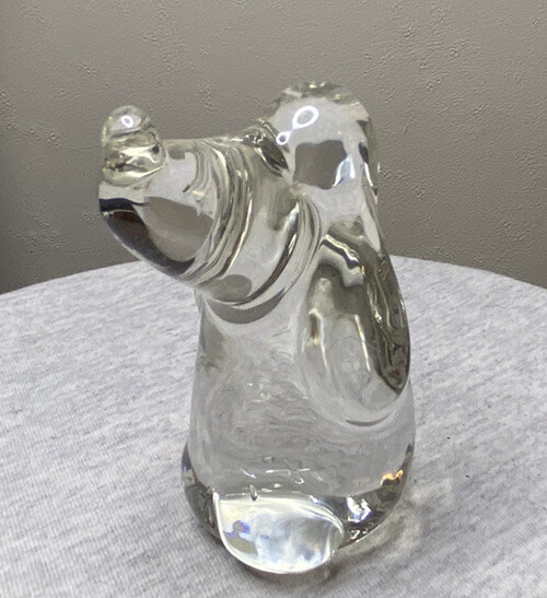 Glass Crystal Hound Spaniel Dog Puppy Big Nose