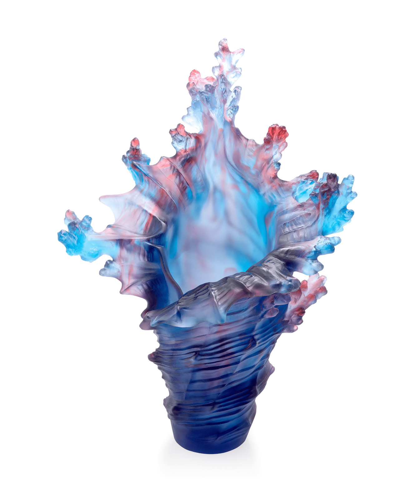 Daum Home Décor – Large model Coral Sea vase an ode to the ocean by Daum – 5717