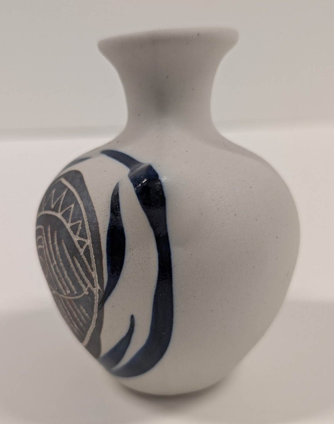 Vintage Otero Regal Picasso Style Cubist Modernist Pottery Face Vase Spain