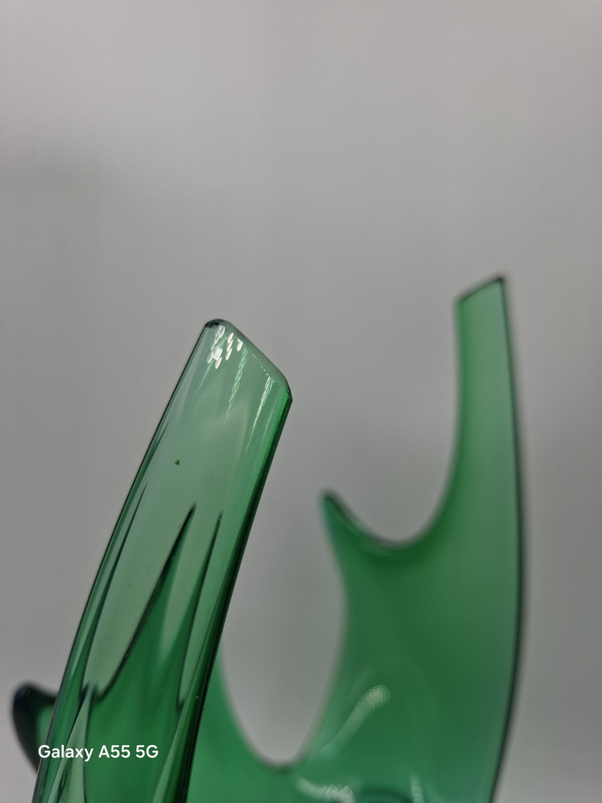 Canadian LORRAINE CHALET ART GLASS Antler CENTREPIECE DISPLAY BOWL