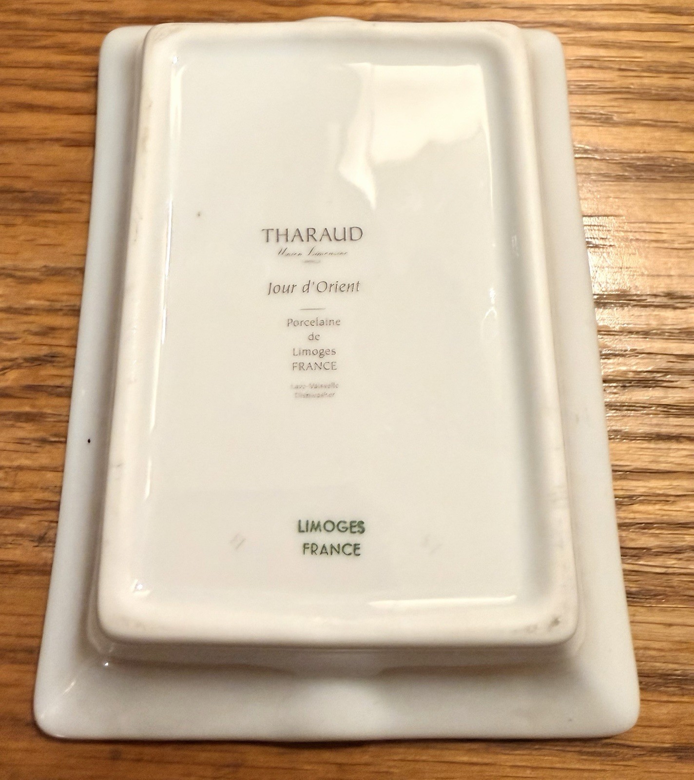 Ashtray LIMOGES THARAUD Jour D’Orient Union Limousine — Porcelain— Beautiful!