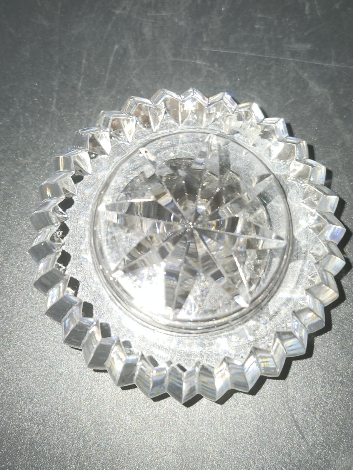 Waterford Bezel Votive Candle Holder Tealight, Irish Crystal, Vintage