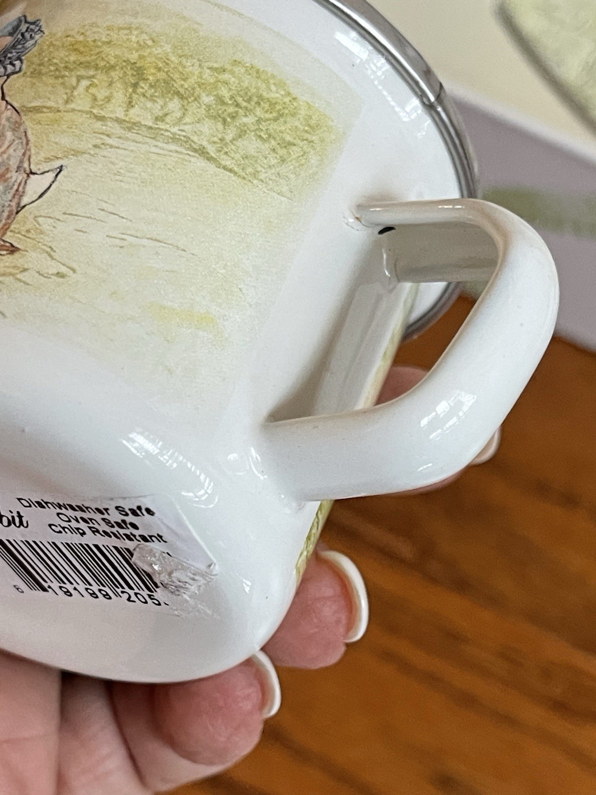 Golden Rabbit Enamelware – Jemima, Beatrix Potter, 3-piece Feeding Set