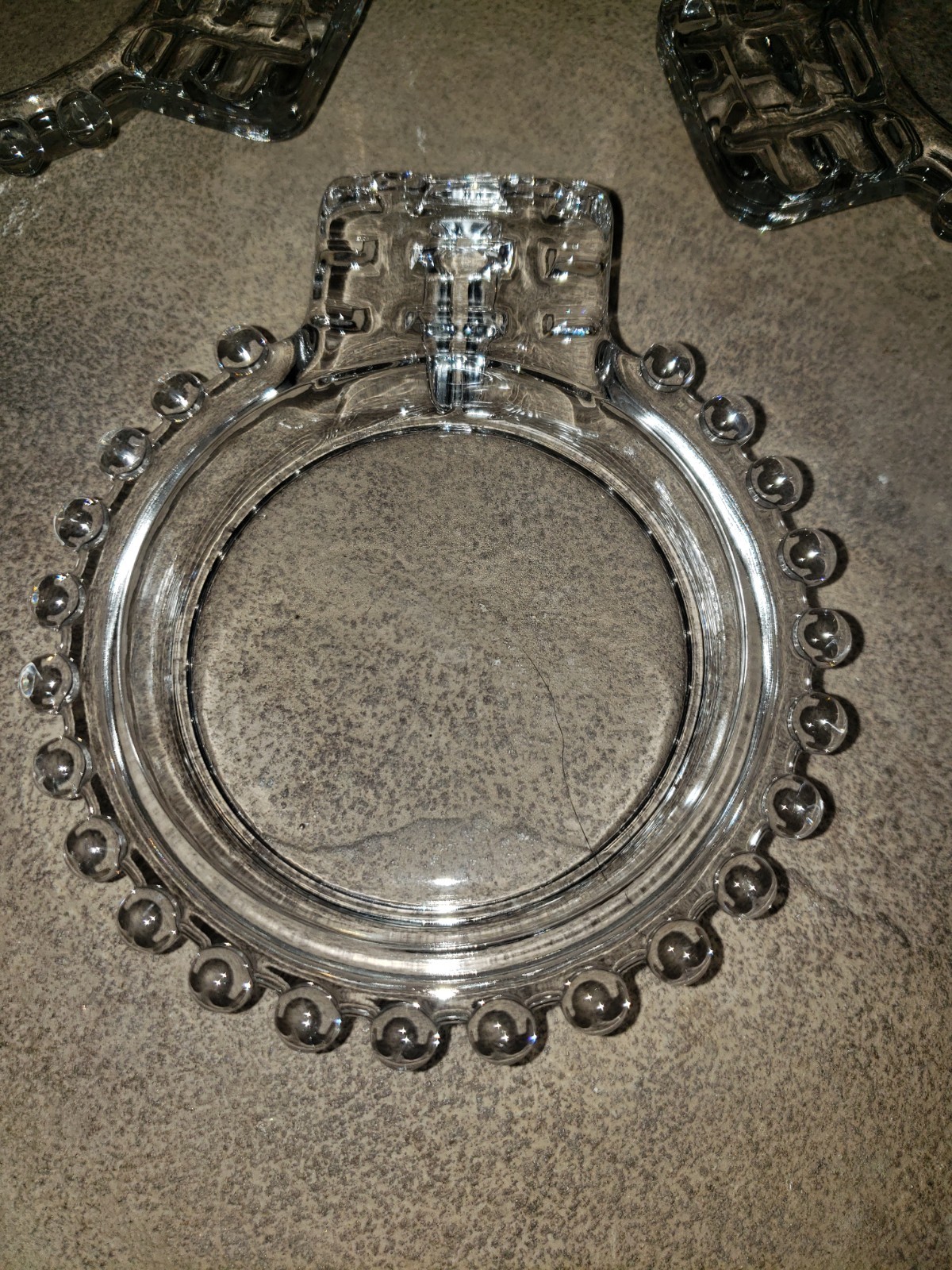 2 Imperial Candlewick Ashtrays, Excellent Vintage Condition